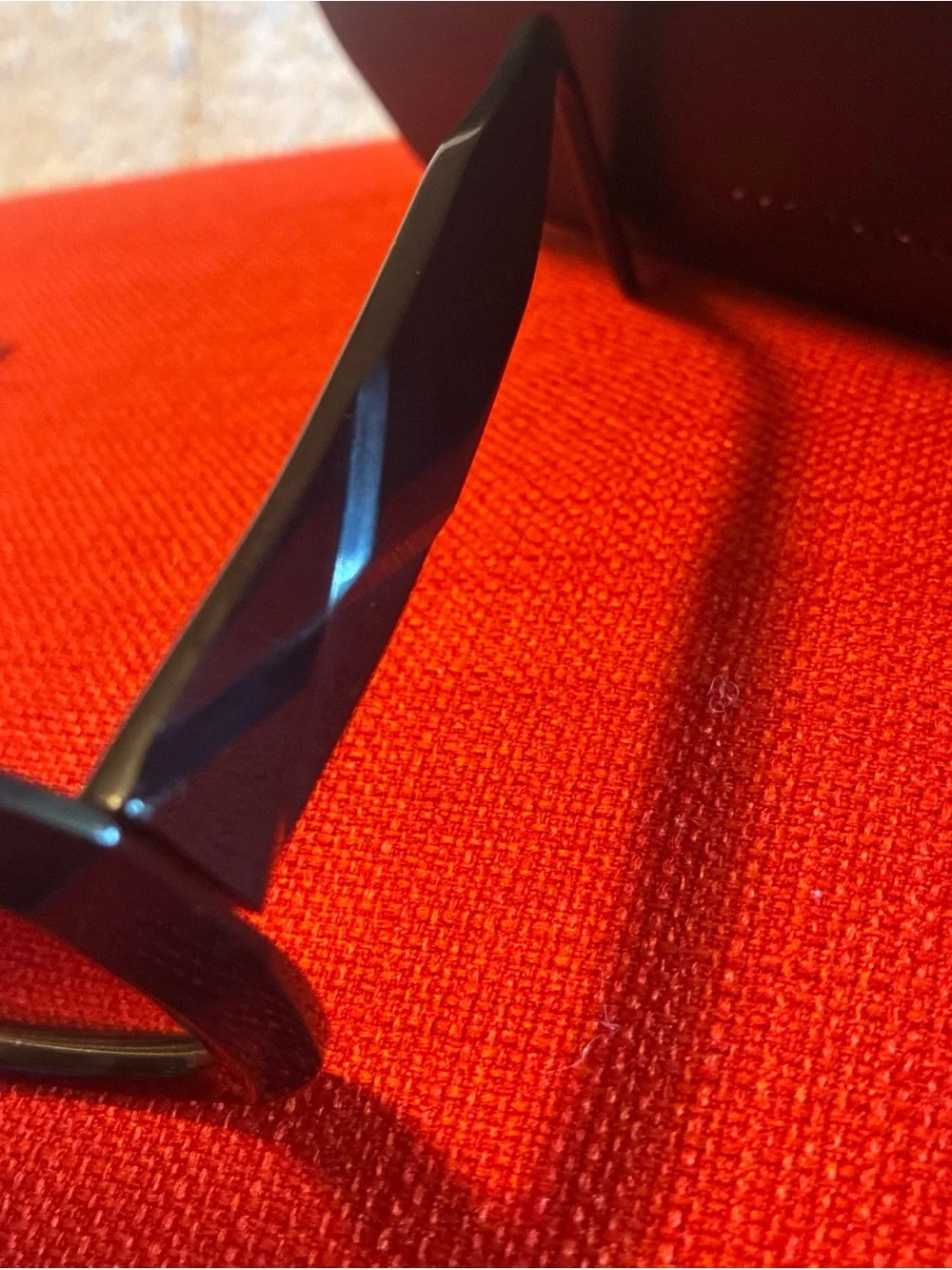 Vintage Frames (VF) Company Geometric Oversized, Black Acetate XXL
